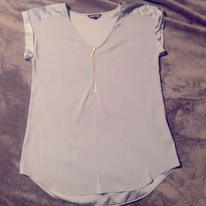 Gray Express v neck Gramercy tee